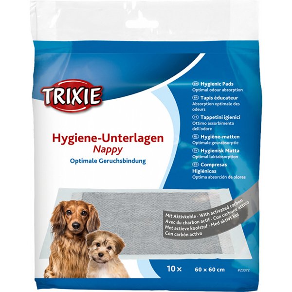 Trixie 10'lu Koku Önleyicili Eğitim Çiş Pedi 60x60 Cm | Köpek Çiş Alıştırma Pedi