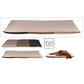 100x70cm Çift Taraflı Yatak Kahve/Bej | Peluş Köpek Yatağı 100x70cm Çift Taraflı Yatak Kahve/Bej | Peluş Köpek Yatağı