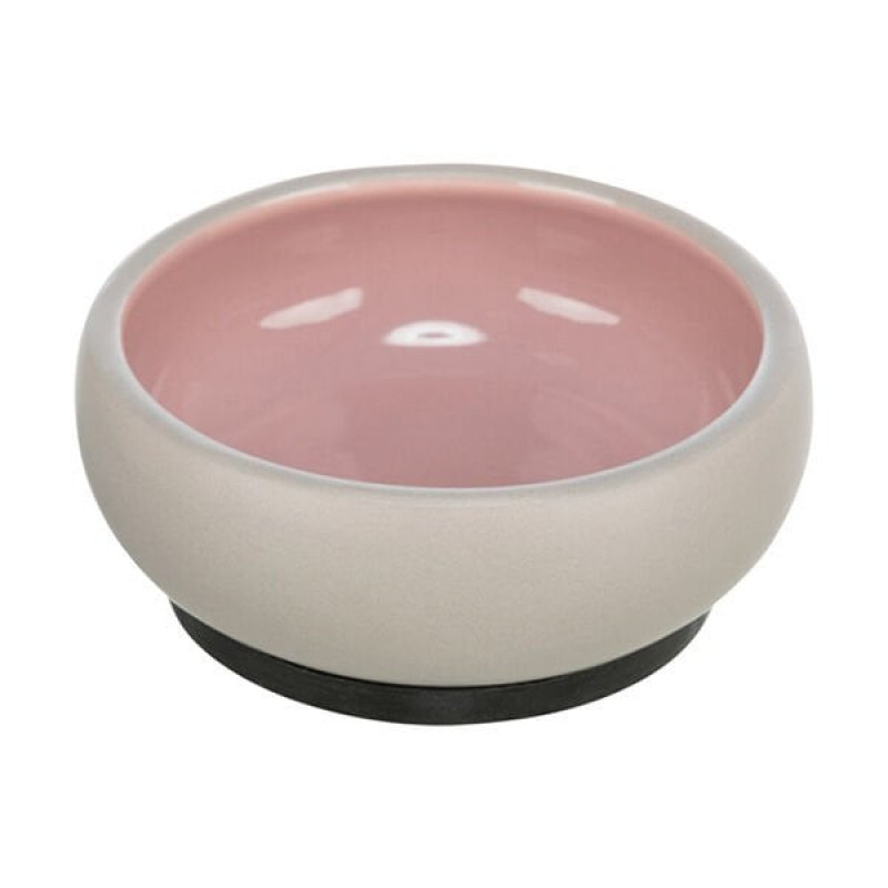 Trixie 11 Cm 0.3 Lt Kauçuk Kaymaz Tabanlı Seramik | Seramik Mama Ve Su Kabı