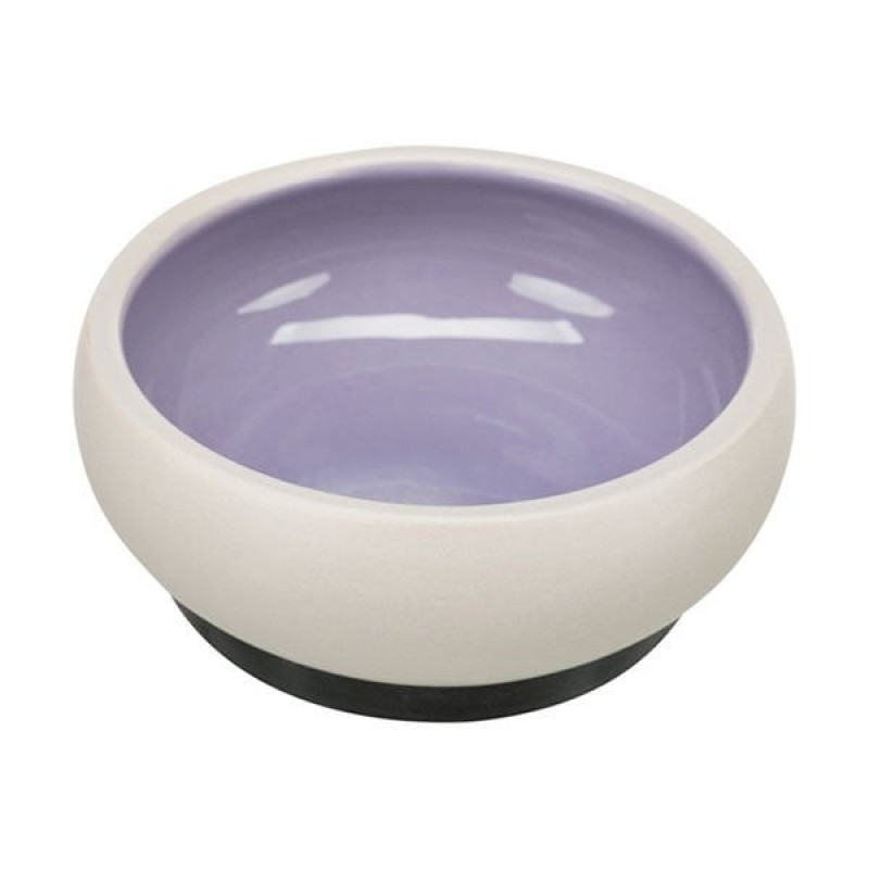 Trixie 11 Cm 0.3 Lt Kauçuk Kaymaz Tabanlı Seramik | Seramik Mama Ve Su Kabı