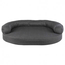 110x85 Cm Yatak ve Sofra Gri Oval 