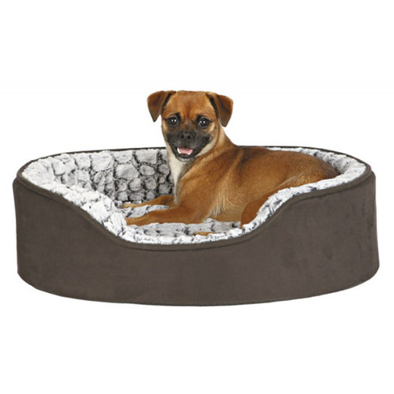 Trixie 110x92 Cm Yatak Siyah& Gri | Peluş Köpek Yatağı Trixie 110x92 Cm Yatak Siyah& Gri | Peluş Köpek Yatağı