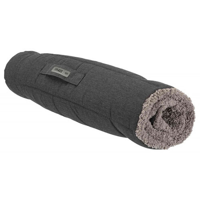Trixie 120x80 Cm İnce Katlanabilir Yatak Koyu Gri&Açık Gri | Kumaş Köpek Yatağı