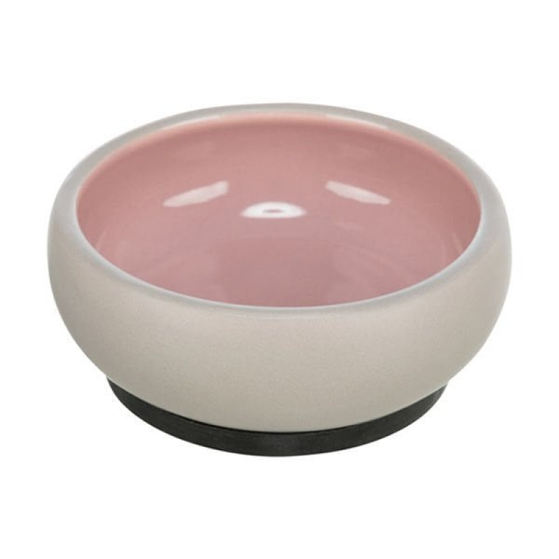 Trixie 14 Cm 0.6 Lt Kauçuk Kaymaz Tabanlı Seramik | Seramik Mama Ve Su Kabı