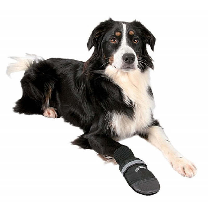 Trixie 2 Adet L Yumuşak Patik Siyah | Köpek Patik Ayakkabısı