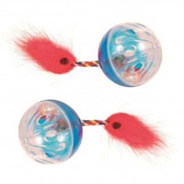 2 Adet Zilli Top 4, 5 Cm | Kedi Top Oyuncak 2 Adet Zilli Top 4, 5 Cm | Kedi Top Oyuncak