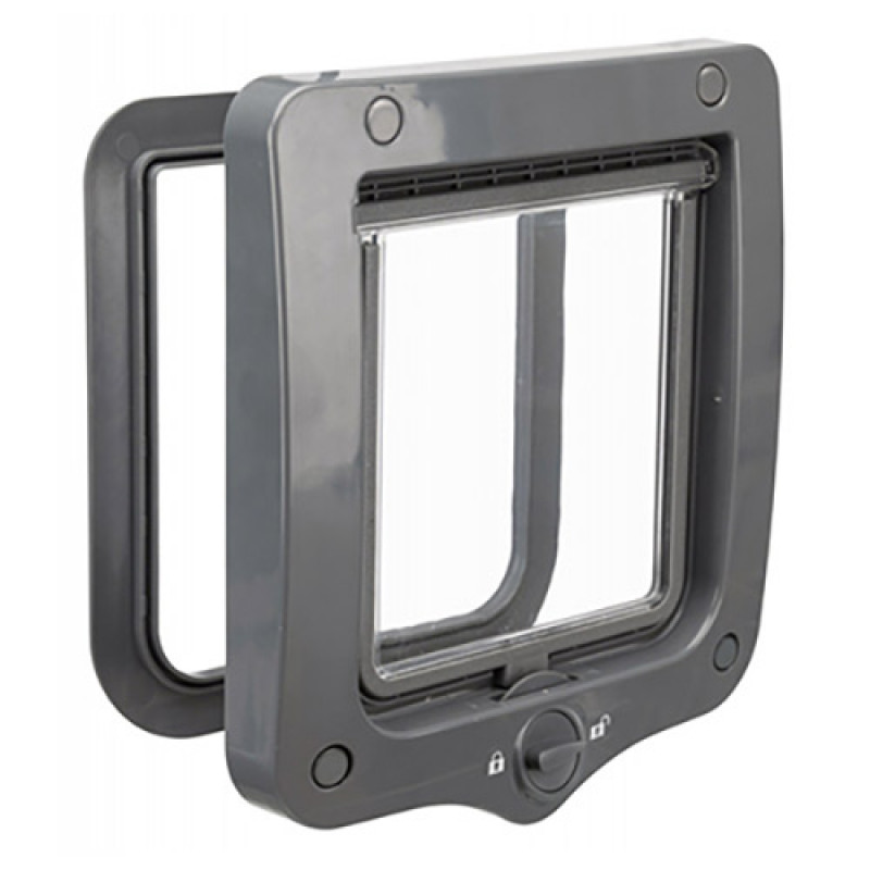 Trixie 20 x 22 cm Çift Yönlü Gri Kedi Kapısı | Kedi Kapısı Trixie 20 x 22 cm Çift Yönlü Gri Kedi Kapısı | Kedi Kapısı