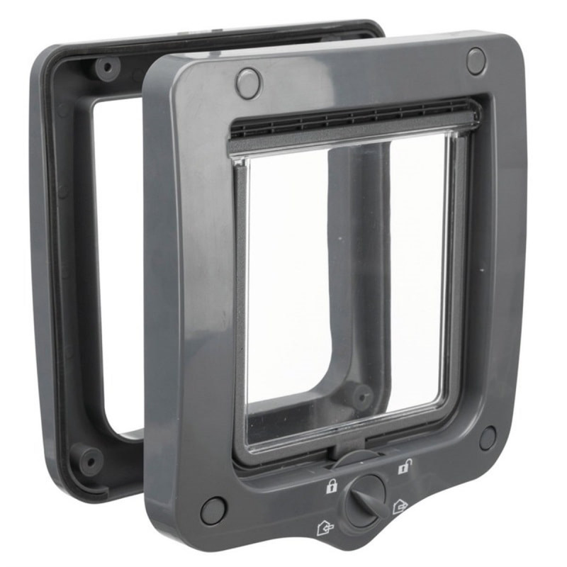 Trixie 20 x 22 Cm Dört Yönlü Kapı Gri | Kedi Kapısı Trixie 20 x 22 Cm Dört Yönlü Kapı Gri | Kedi Kapısı