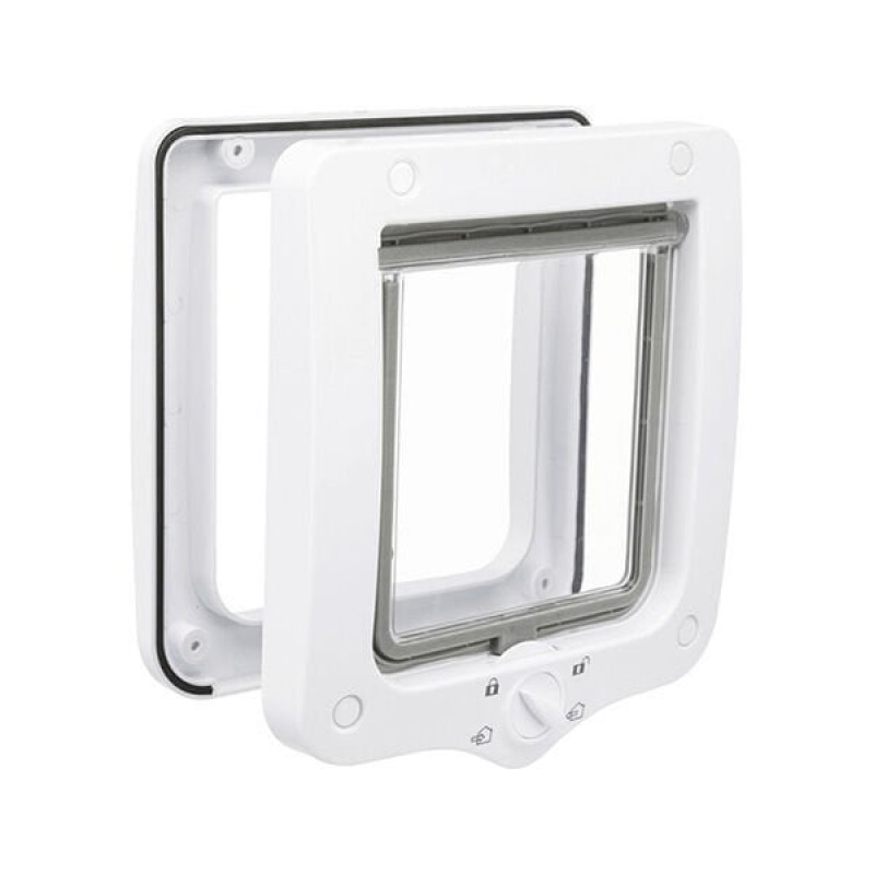 Trixie 20 x 22 cm Dört Yönlü Kedi Kapısı Beyaz | Kedi Kapısı Trixie 20 x 22 cm Dört Yönlü Kedi Kapısı Beyaz | Kedi Kapısı