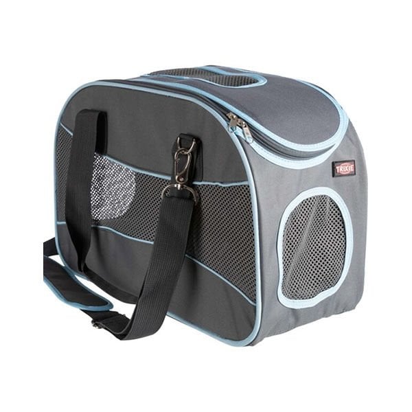Trixie 20X29X43 Cm Taşıma Çantası Gri Mavi | Köpek Taşıma Çantası Ve Kafes