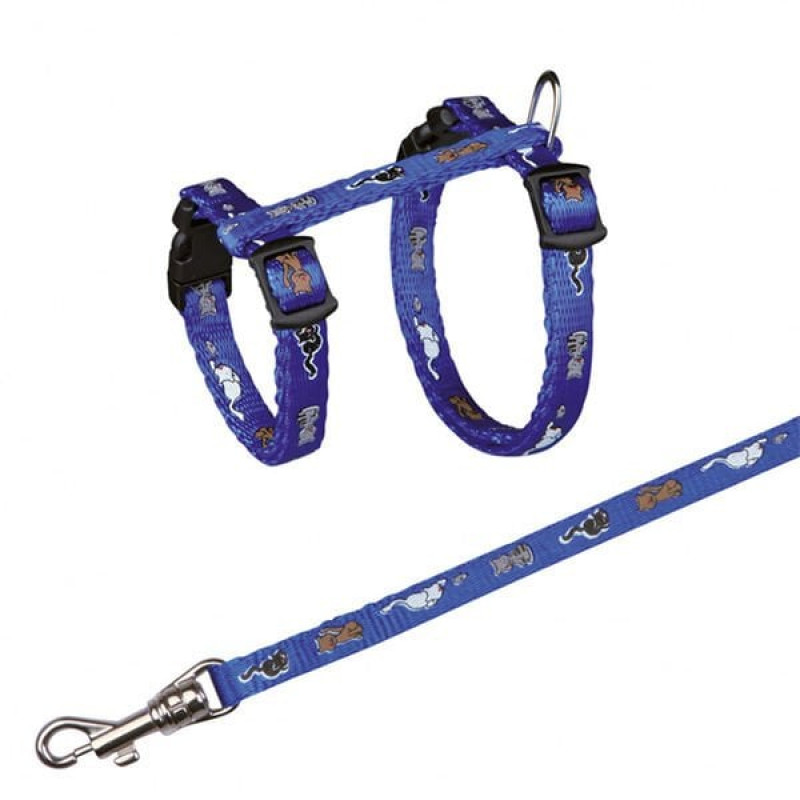 Trixie 21-34 Cm Yavru Kedi Göğüs Tasma Seti 8 Mm | Kedi Göğüs Tasması