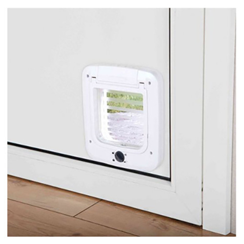 Trixie 23x26,5 Cm Çift Yönlü Kedi Kapısı Beyaz | Kedi Kapısı