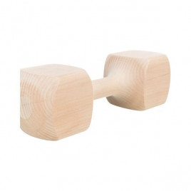 25 Cm Ahşap Dambıl | Kemik Şekilli Köpek Oyuncağı 25 Cm Ahşap Dambıl | Kemik Şekilli Köpek Oyuncağı