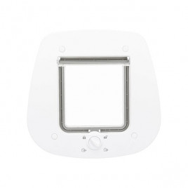 27 x 26 Cm Cam İçin Kedi Kapısı Beyaz
