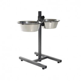 2X4,5 Lt 28 Cm Ayaklı Mama&Su Kabı | Metal Mama Ve Su Kabı 2X4,5 Lt 28 Cm Ayaklı Mama&Su Kabı | Metal Mama Ve Su Kabı