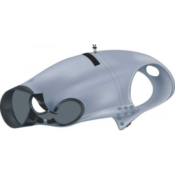 Trixie 35 cm Vücut Koruyucu Elbise S Gri | Köpek Kıyafeti