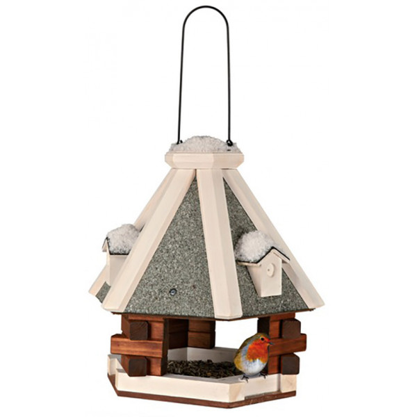 Trixie 36x35 Cm Doğa Kuşu Yemliği Kahve-Beyaz | Kuş Yemliği