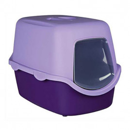 40x40x56 Cm Kapalı Tuvalet Mor Krem | Filtresiz Kapalı Kedi Tuvaleti 40x40x56 Cm Kapalı Tuvalet Mor Krem | Filtresiz Kapalı Kedi Tuvaleti
