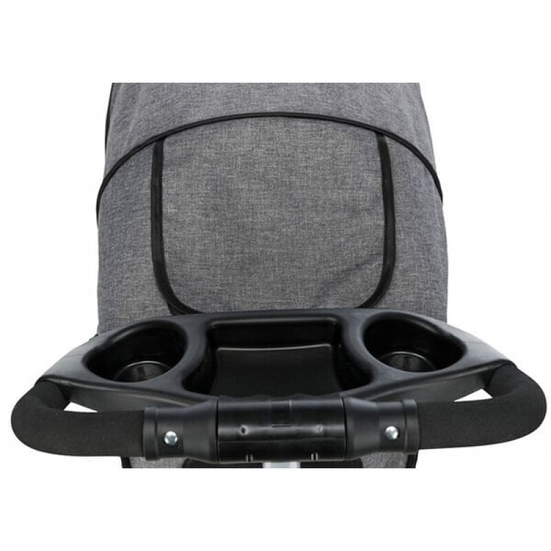 Trixie 47x100x80 Cm 4 Tekerlekli Araba Gri | Köpek Taşıma Çantası Ve Kafes