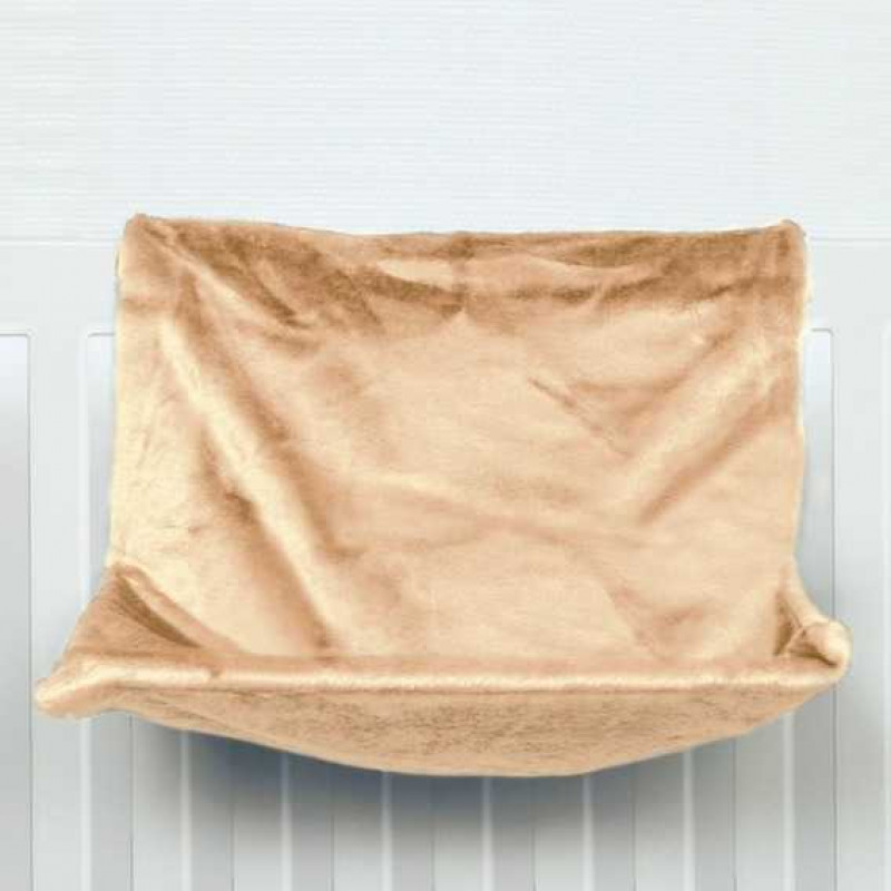 Trixie 47X30X27cm Peluş Kalorifer Yatağı, Bej Trixie 47X30X27cm Peluş Kalorifer Yatağı, Bej