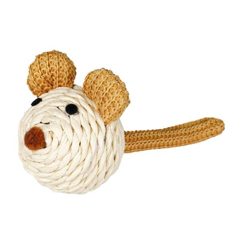 Trixie 5 Cm Zilli Kağıt İp Örgülü | Kedi Top Oyuncak Trixie 5 Cm Zilli Kağıt İp Örgülü | Kedi Top Oyuncak