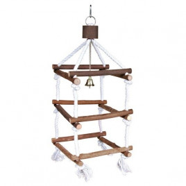 51cm Tünek, Doğal, İpli Kul | Kuş Tüneği 51cm Tünek, Doğal, İpli Kul | Kuş Tüneği