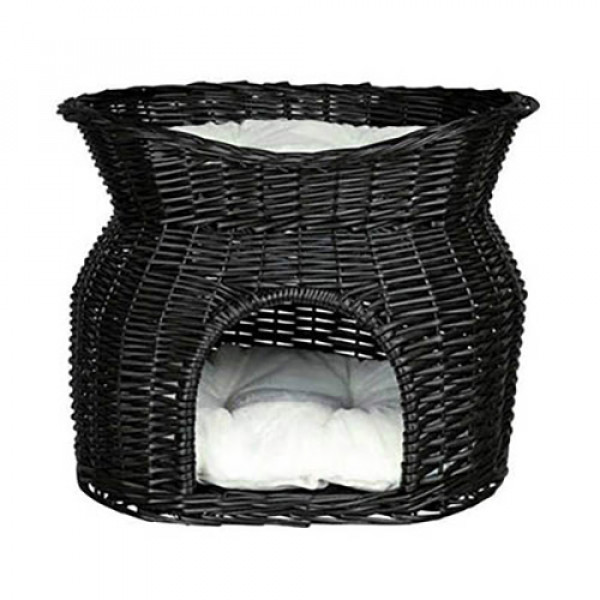 Trixie 54x43x37 Cm İki Katlı Kedi Yatağı Siyah | Yuvalı Kedi Yatağı