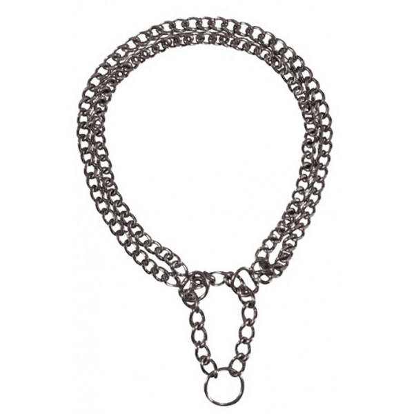 Trixie 55 Cm 2 Sıra Zincir Tasma 2,5 Mm | Köpek Boyun Tasması