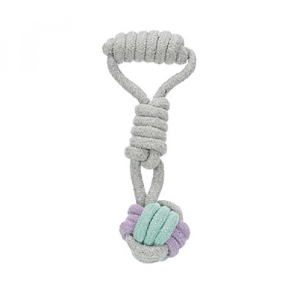 Trixie 6×23 Cm Yavru Tut Çek İpli Top | Köpek Top Oyuncak
