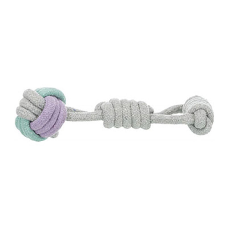 Trixie 6×23 Cm Yavru Tut Çek İpli Top | Köpek Top Oyuncak