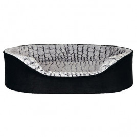 60X45 Cm Yatak Gri Siyah | İç Mekan Köpek Yatağı 60X45 Cm Yatak Gri Siyah | İç Mekan Köpek Yatağı