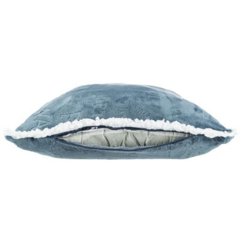 Trixie 60x45cm Yatağı, Mavi | Peluş Köpek Yatağı