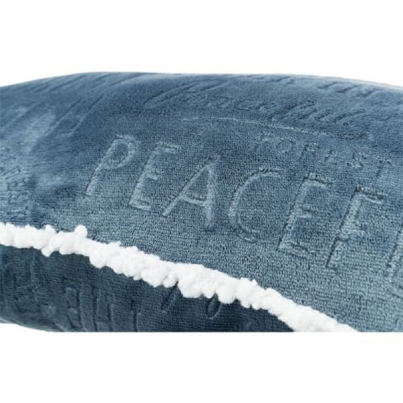 Trixie 60x45cm Yatağı, Mavi | Peluş Köpek Yatağı