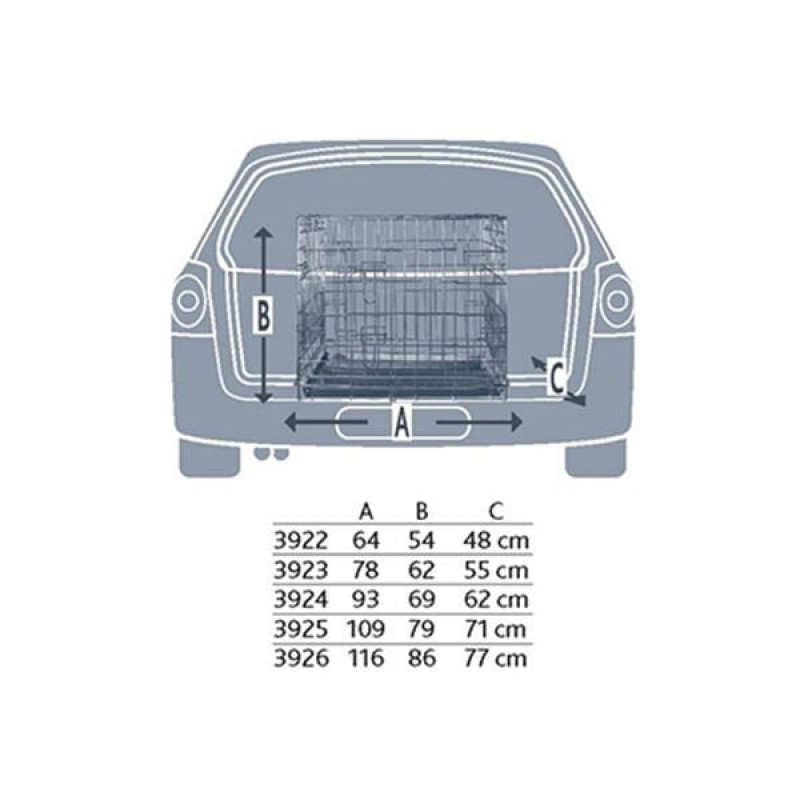Trixie 64X54X48cm Taşıma Galvaniz Kafes | Köpek Taşıma Çantası Ve Kafes