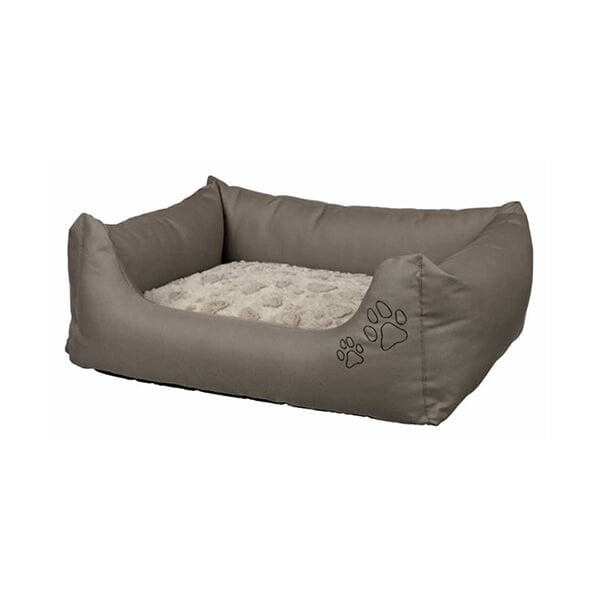 Trixie 75X65 Cm Pati Desenli Yatak Kahverengi Bej | Kedi Evi Yatağı