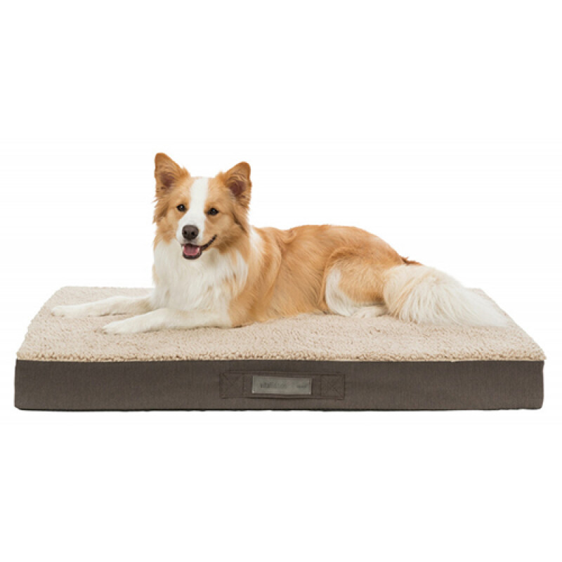 Trixie 80x60 Cm Ortopedik Yatak Koyu Kahve Bej | Dış Mekan Köpek Yatağı