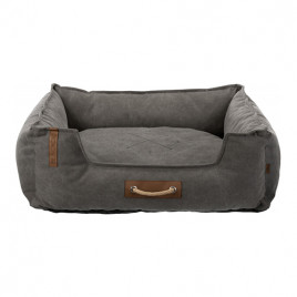 80x60 Cm Yatak Koyu Gri | Peluş Köpek Yatağı 80x60 Cm Yatak Koyu Gri | Peluş Köpek Yatağı