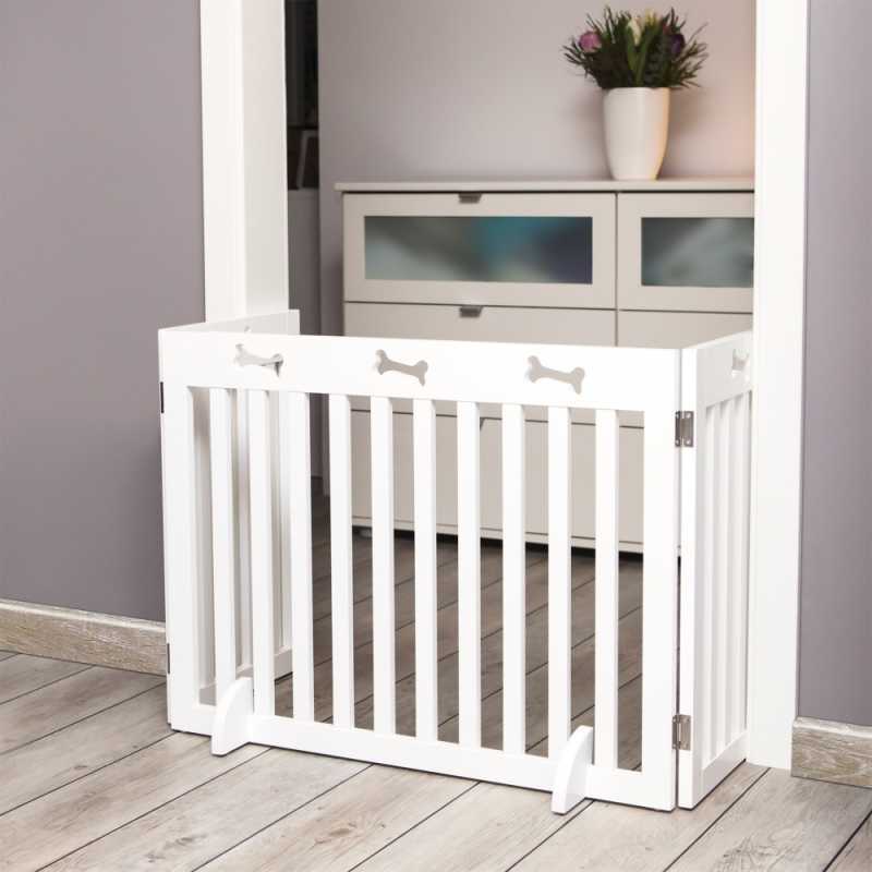 Trixie 82-124X61cm Bariyer, 3 Parça Beyaz | Köpek Kapısı Trixie 82-124X61cm Bariyer, 3 Parça Beyaz | Köpek Kapısı
