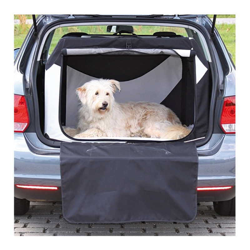 Trixie 91x58x61 Cm Paslanmaz Çelik Yumuşak Köpek Kutusu | Köpek Taşıma Çantası Ve Kafes