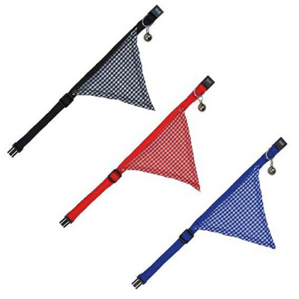 Trixie Kedi Bandanalı Zilli Tasması | Kedi Bandanası