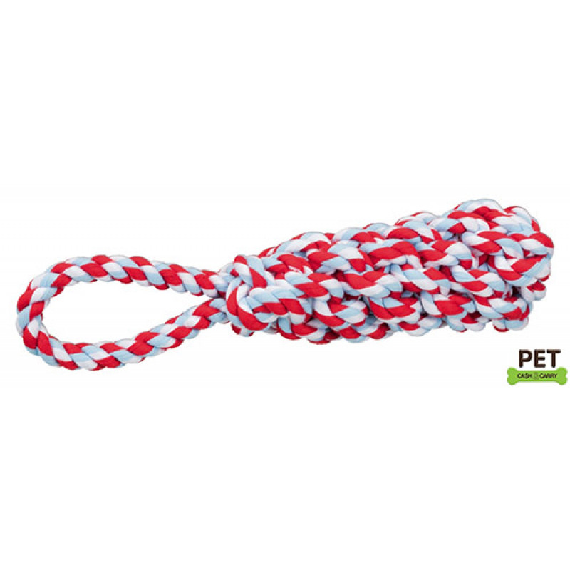 Trixie Köpek Oyuncak, Örgü, Düğümlü Tutamaçlı 30cm | Köpek Diş İpi
