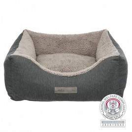 Köpek Yatağı Ortopedik 90x80 Cm Koyu Gri/Açık Gri