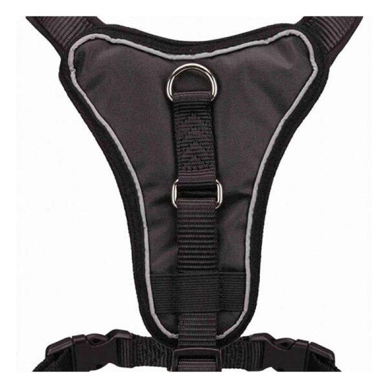 Trixie L Premium Göğüs Tasması Siyah 25x75-95 Cm | Köpek Göğüs Tasması