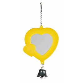 Muhabbet Kuşu İçin Zilli Ayna 7 Cm | Kuş Aynası