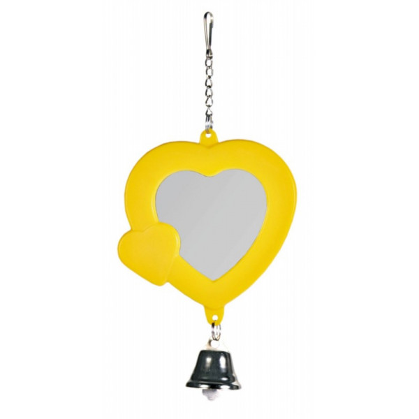 Trixie Muhabbet Kuşu İçin Zilli Ayna 7 Cm | Kuş Aynası