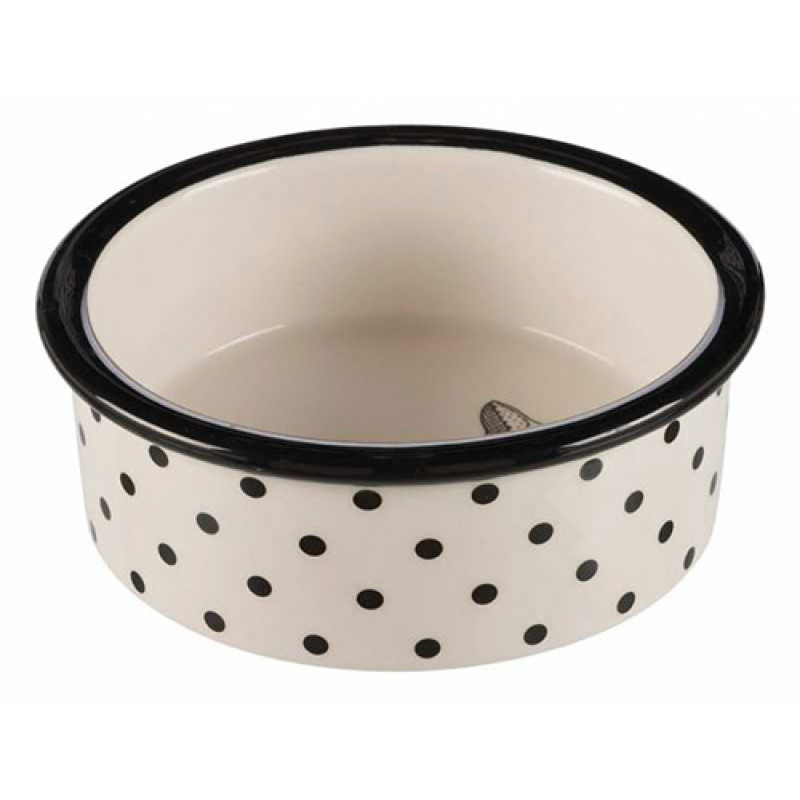 Trixie Seramik Mama Su Kabı, Beyaz Siyah | Seramik Mama Ve Su Kabı Trixie Seramik Mama Su Kabı, Beyaz Siyah | Seramik Mama Ve Su Kabı