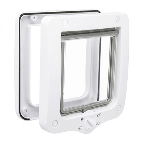 Trixie XL Dört Yönlü Kapı 24x28 Cm Beyaz | Kedi Kapısı