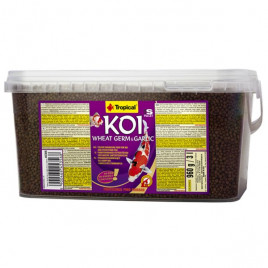 1.6 Kg Koi Wheat Germ & Garlic Size S Koi Balıkları İçin Granül Yem 5 L | Özel Akvaryum Yem