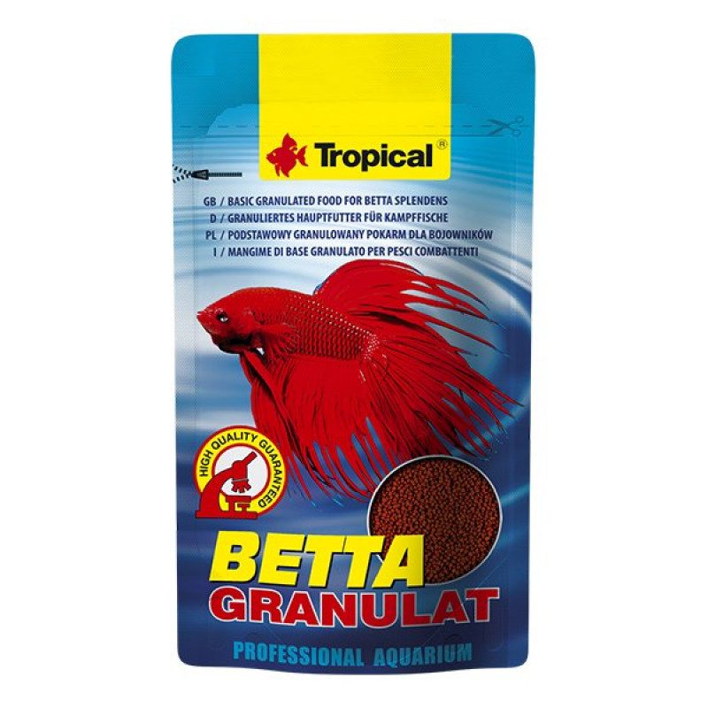 Tropical 10 gr Betta Granulat Betta Balıkları İçin Granül Balık Yemi | Özel Akvaryum Yem Tropical 10 gr Betta Granulat Betta Balıkları İçin Granül Balık Yemi | Özel Akvaryum Yem
