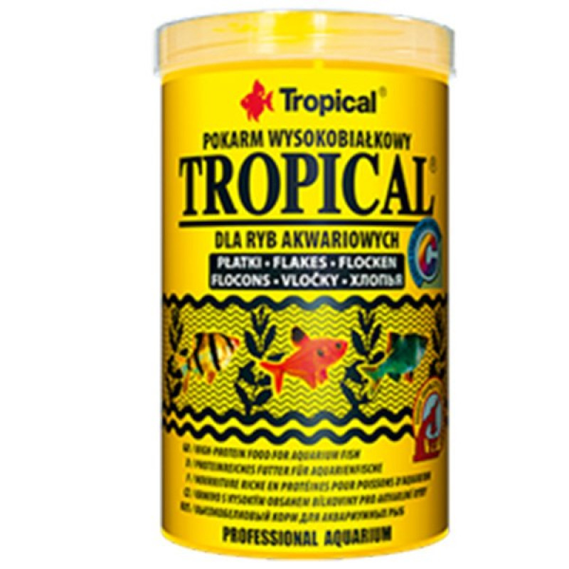 Tropical 20 Gr Yüksek Protein İçerikli Pul Balık Yemi 100 Ml | Özel Akvaryum Yem Tropical 20 Gr Yüksek Protein İçerikli Pul Balık Yemi 100 Ml | Özel Akvaryum Yem